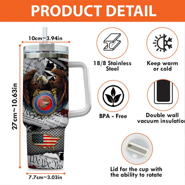 IC x NFL Stainless Steel Tumbler With Handle DDT HLPHUONG