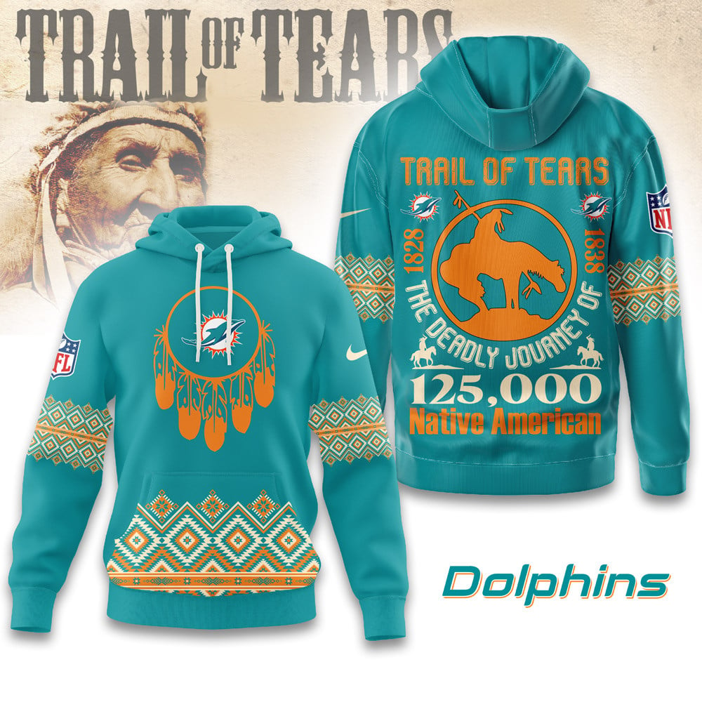 Premium NFL X MIA Trail of Tears 3D Shirt NDT NHM2511