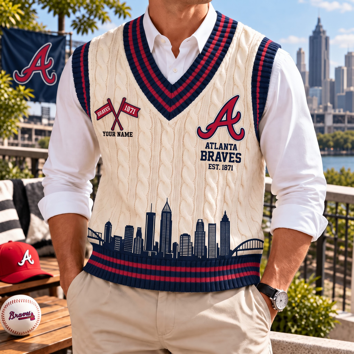AB x Premium MLB Heritage Sweater Vest