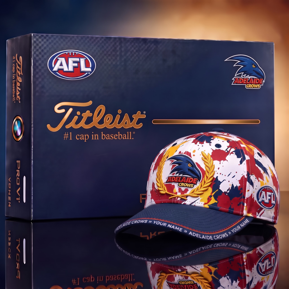 ADE X Premium AFL Titleist Baseball Cap with Gift Box