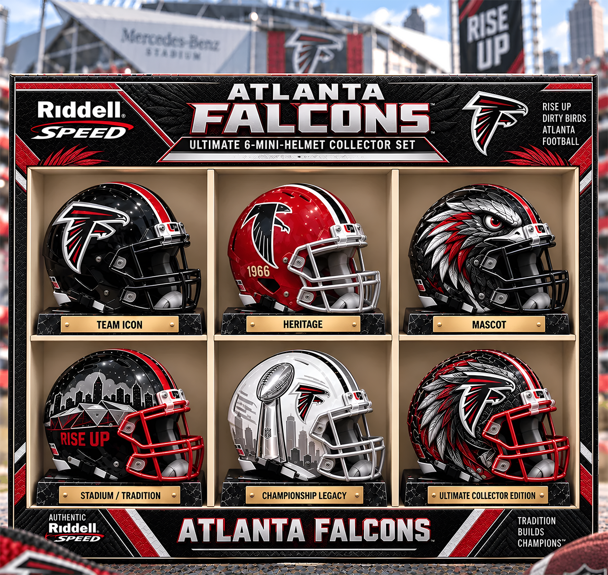 AF x Premium NFL Mini Helmet Collection
