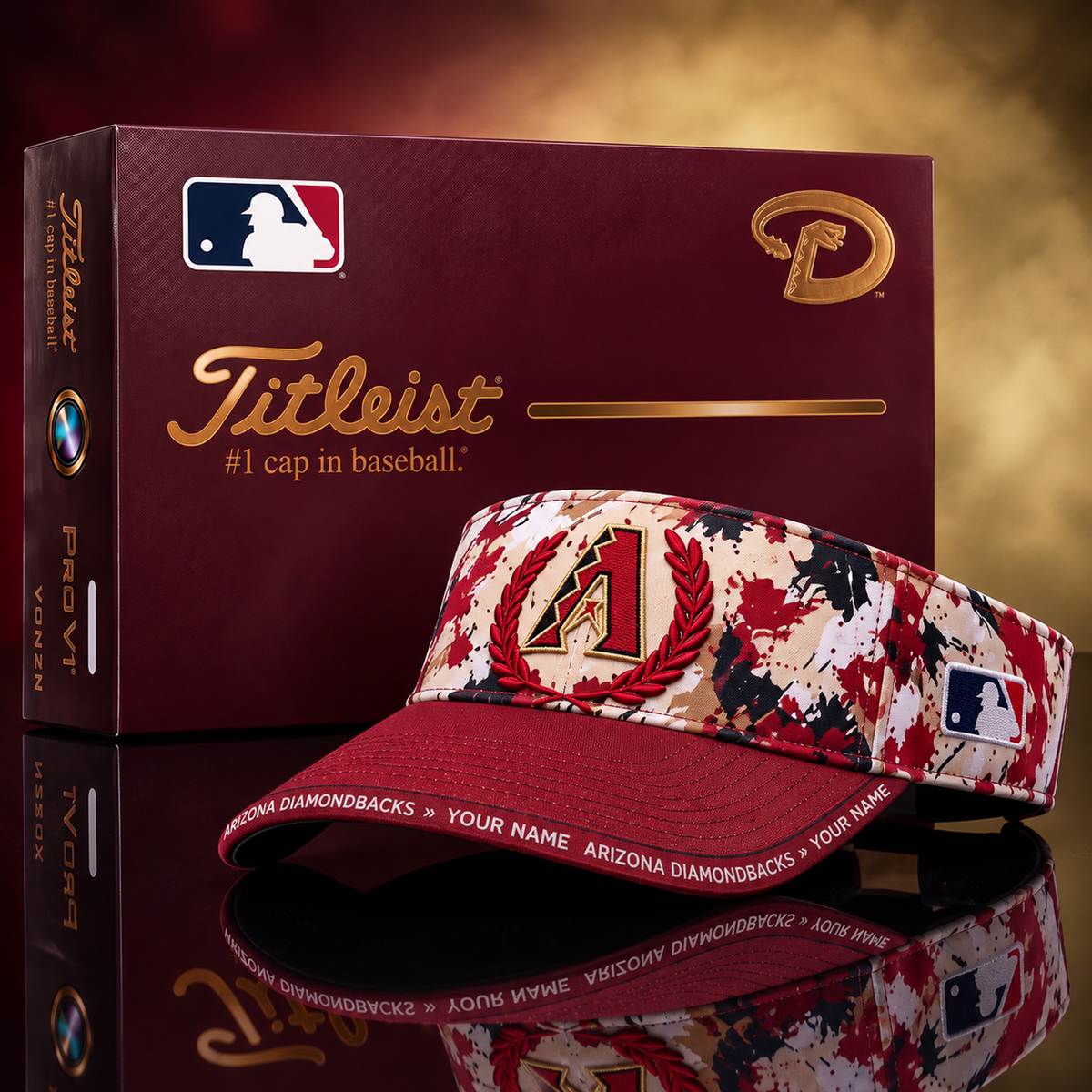 ARI X Premium Titleist Visor Hat with Premium Gift Box