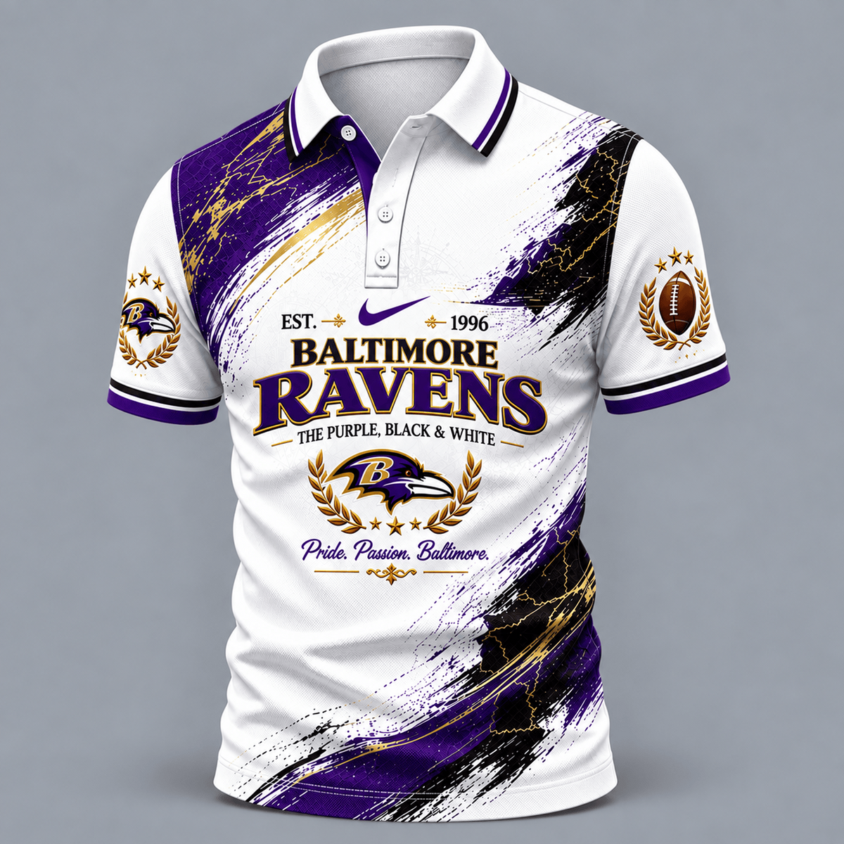 BAL X Premium NFL Classic Fan polo