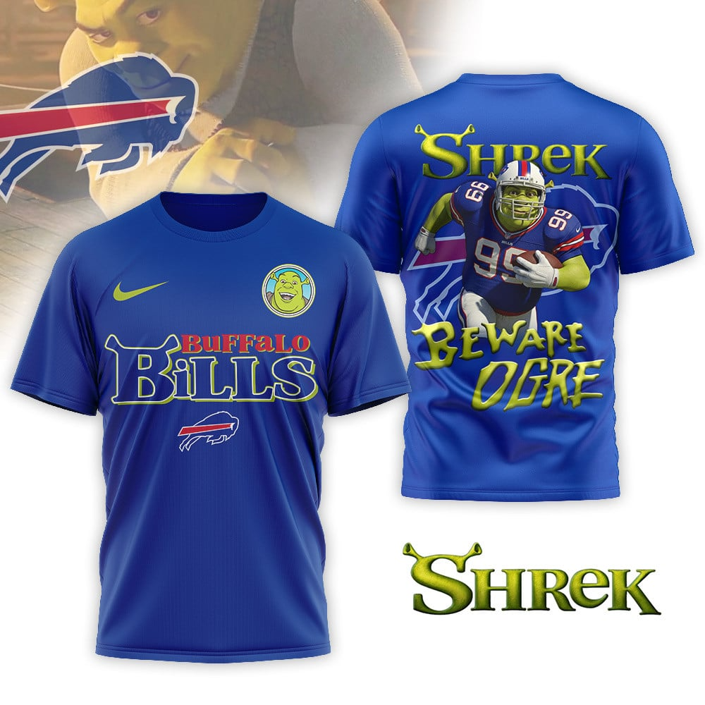 BB Premium NFL Shrek 3D Shirt DDT CTND