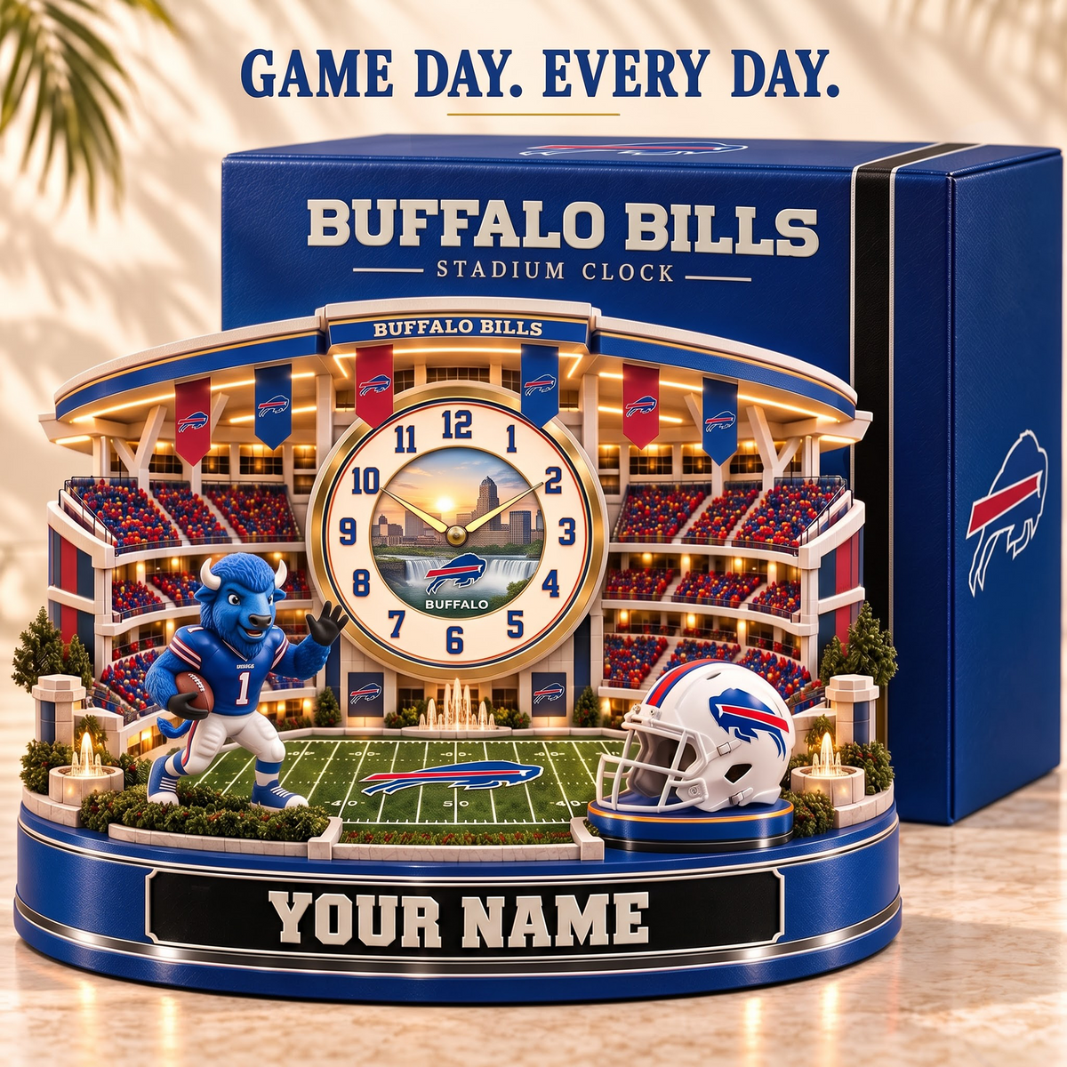 BB x Premium NFL Home Decorative Table Clock