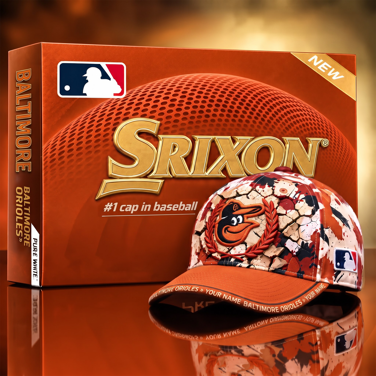 BO x Custom MLB Srixon Baseball Cap