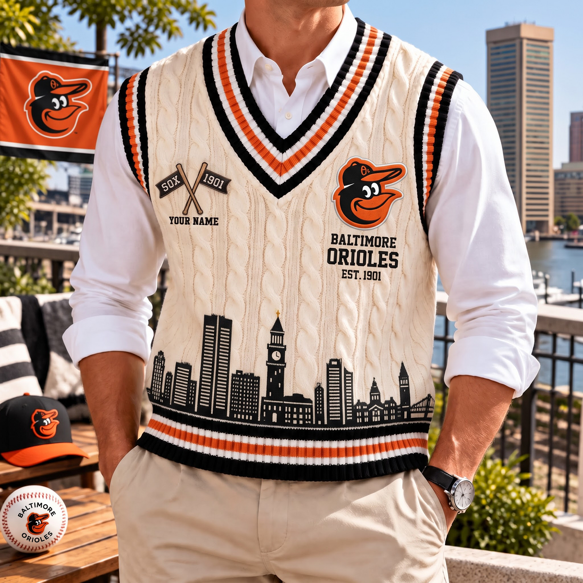 BO x Premium MLB Heritage Sweater Vest