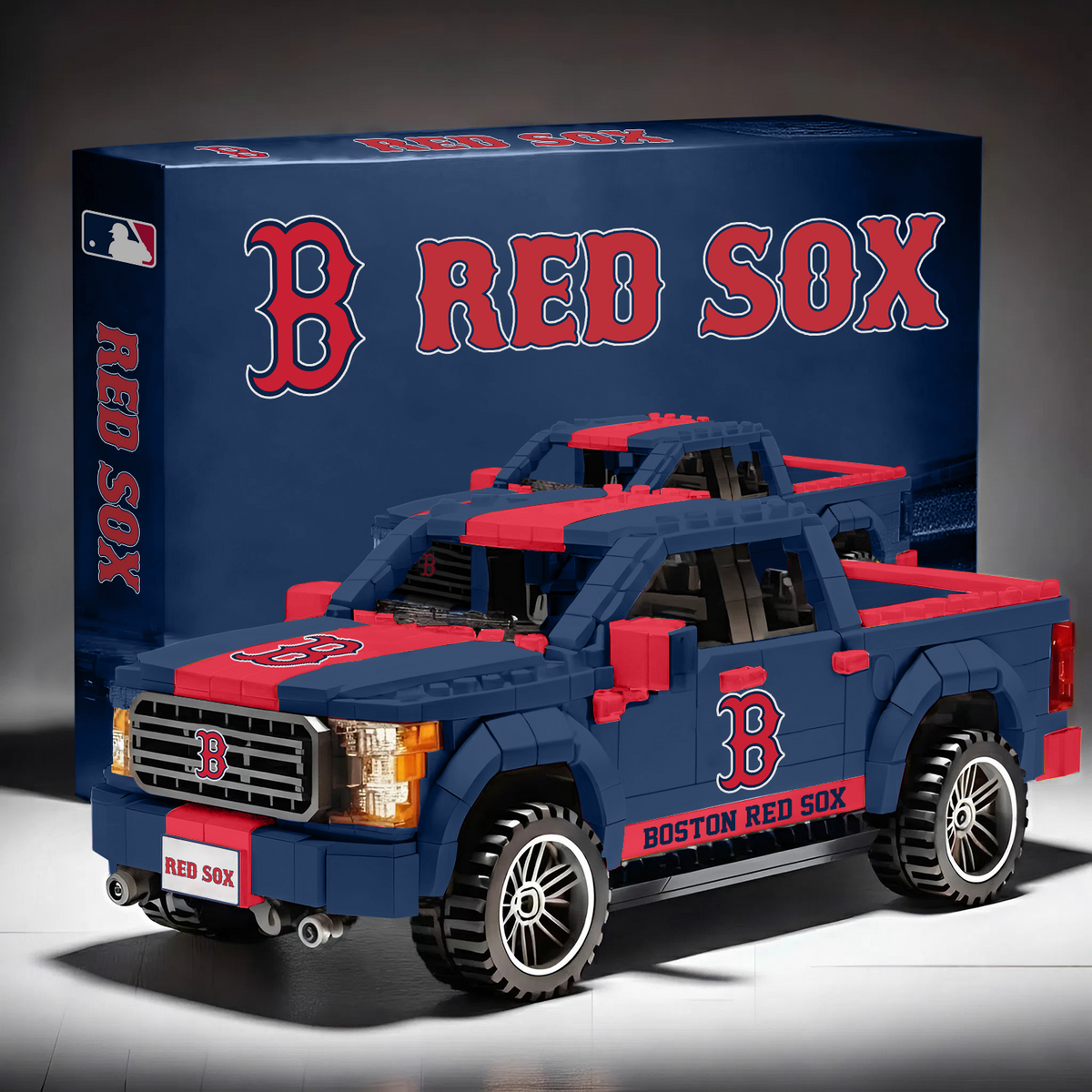 BOS X MLB Pickup Truck Building Block Set