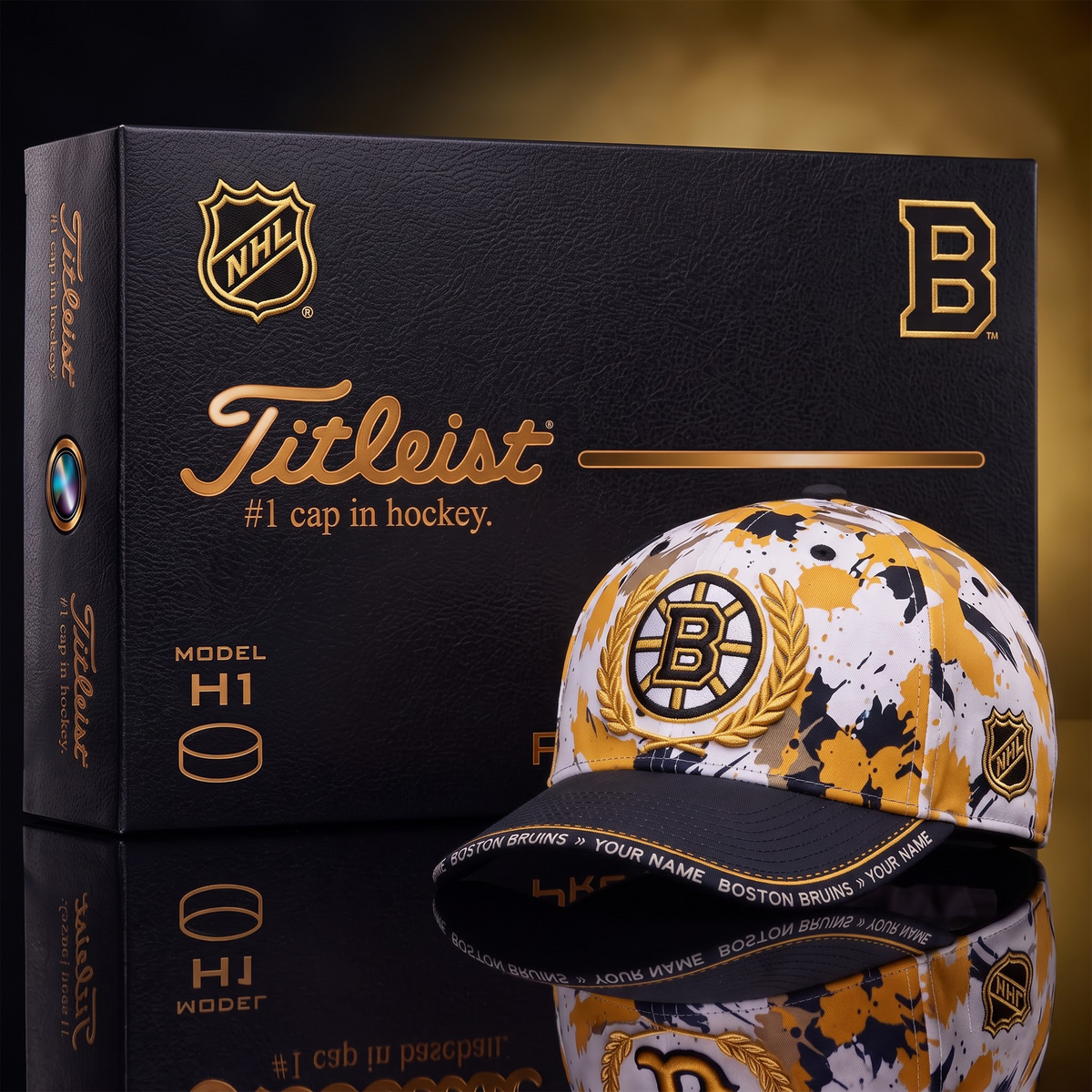 BOS X Premium NHL Titleist Baseball Cap with Gift Box