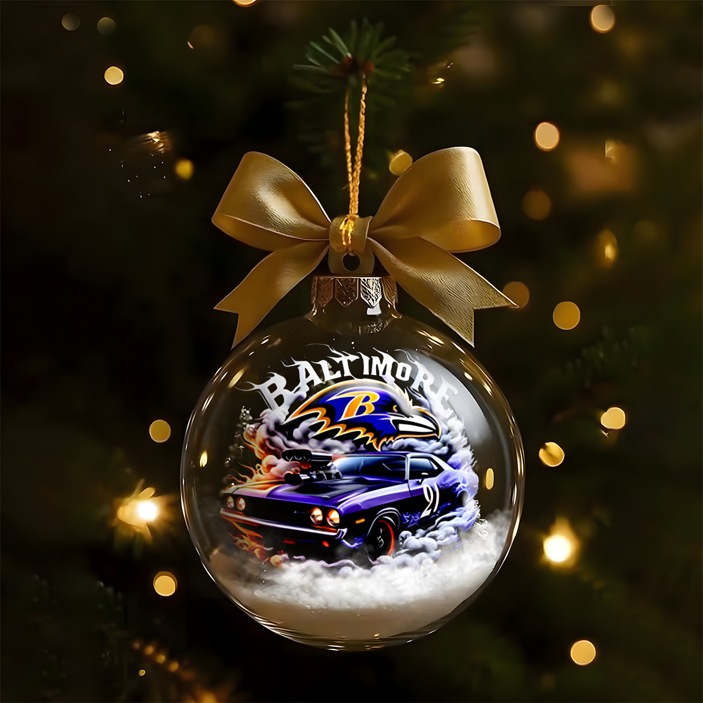 BR Premium NFL Muscle Car Ornament DDT HLPHUONG
