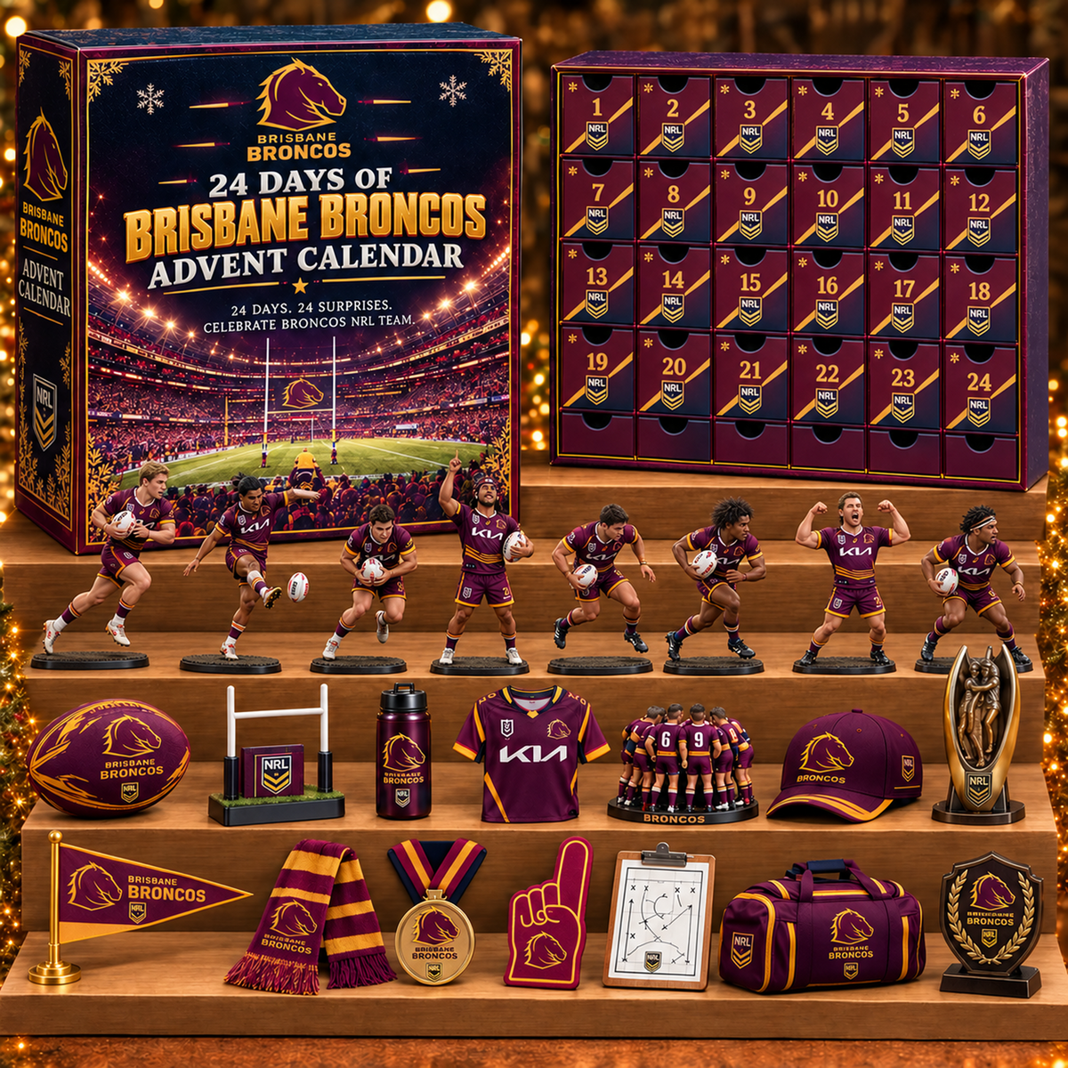 BRI X NRL 24 Days Countdown Christmas Advent Calendar