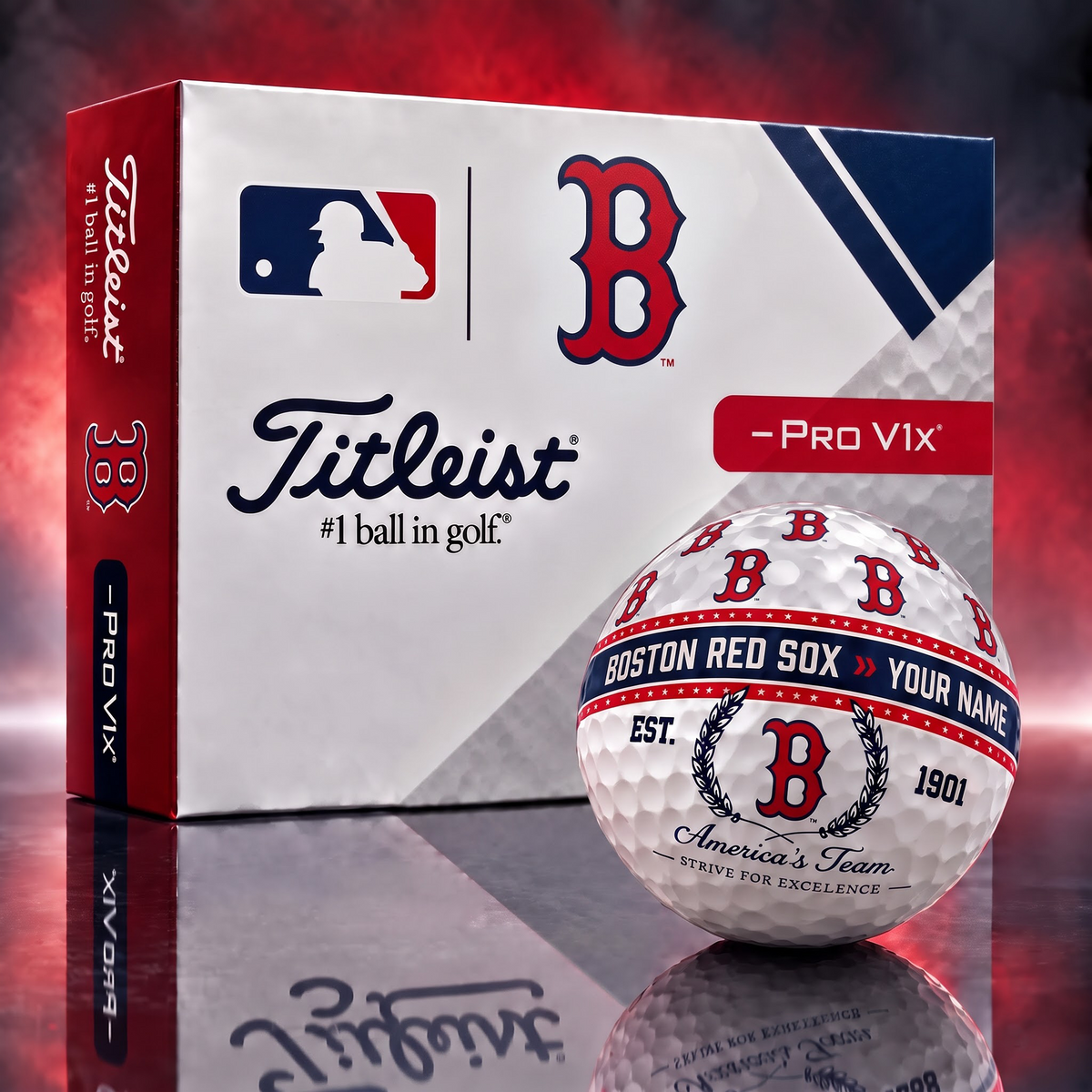 BRS x MLB Titleist Pro V1x Golf Ball Set