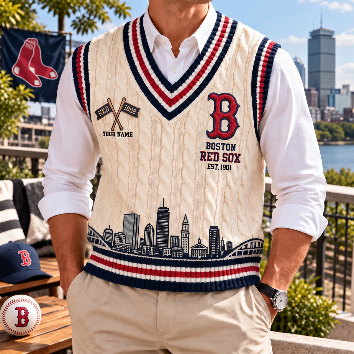 BRS x Premium MLB Heritage Sweater Vest