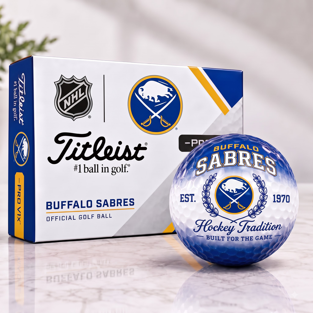 BUF X Custom NHL Football Tradition Golf Ball Set