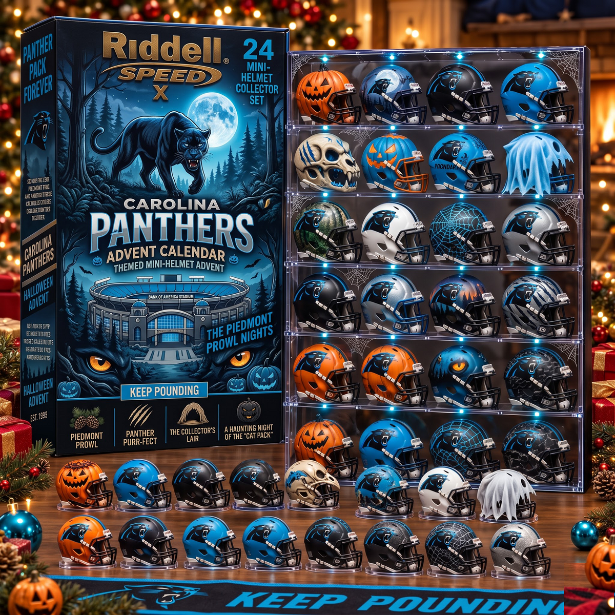 CAR X NFL Halloween Advent Calendar – 24 Mini Helmet Collector Set