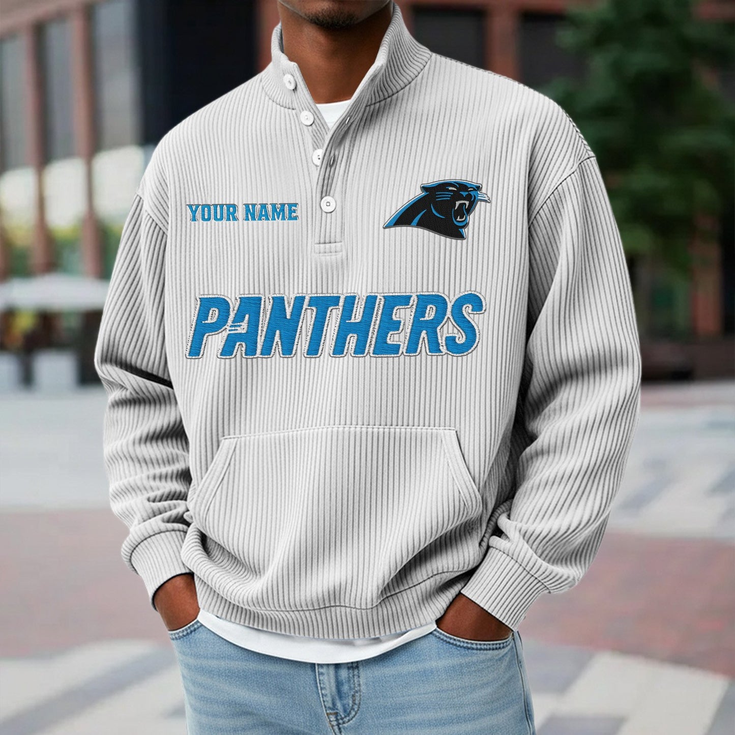 CAR x NFL Waffle High Neck Long Sleeved Sweatshirt DATND TANTD 221125