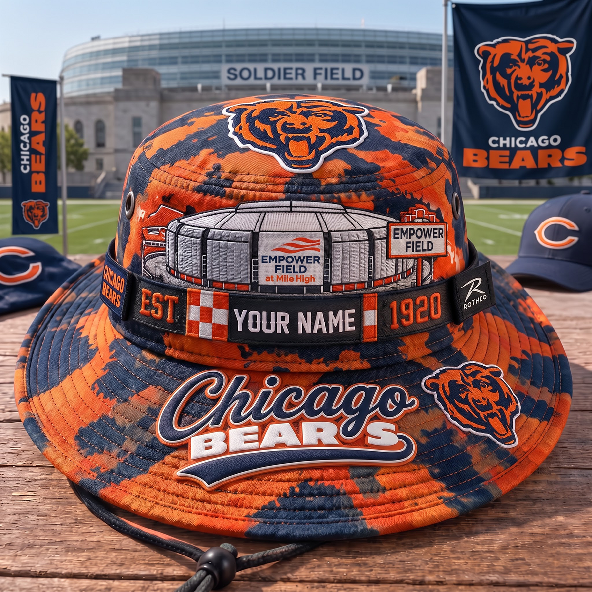 CB x PREMIUM NFL CAMO BOONIE HAT