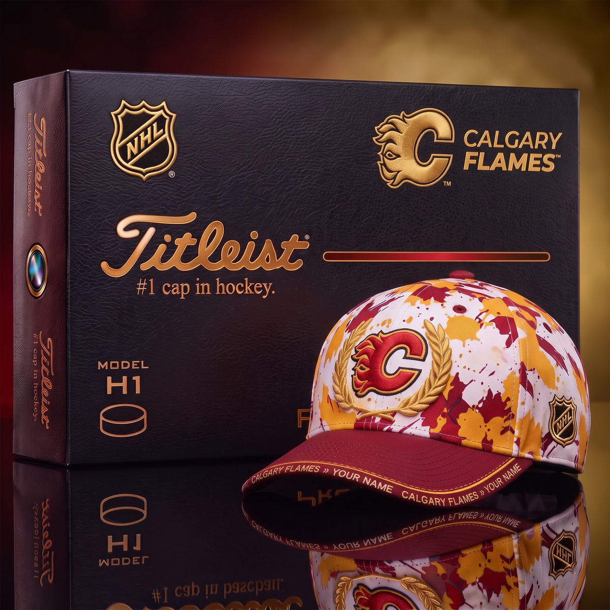 CGY X Premium NHL Titleist Baseball Cap with Gift Box