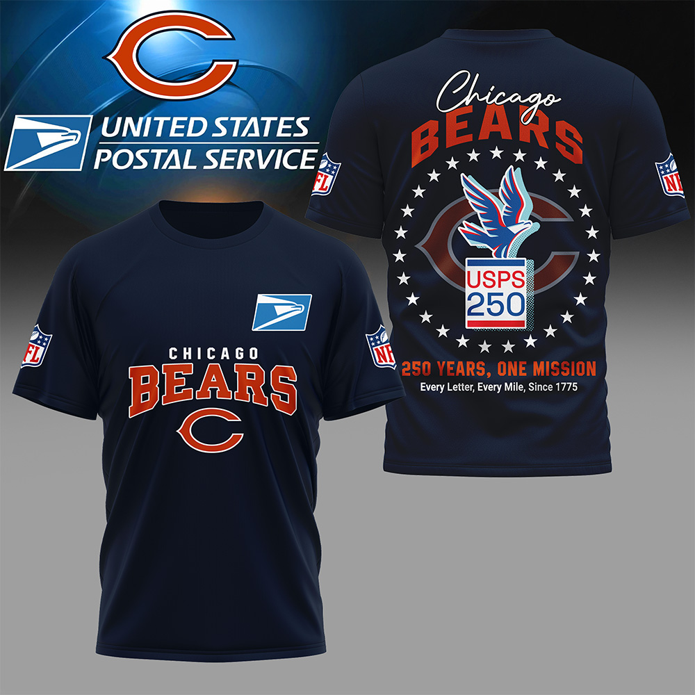 CHI Premium NFL United States Postal Service 250th Anniversary 3D Shirt DDT CTND