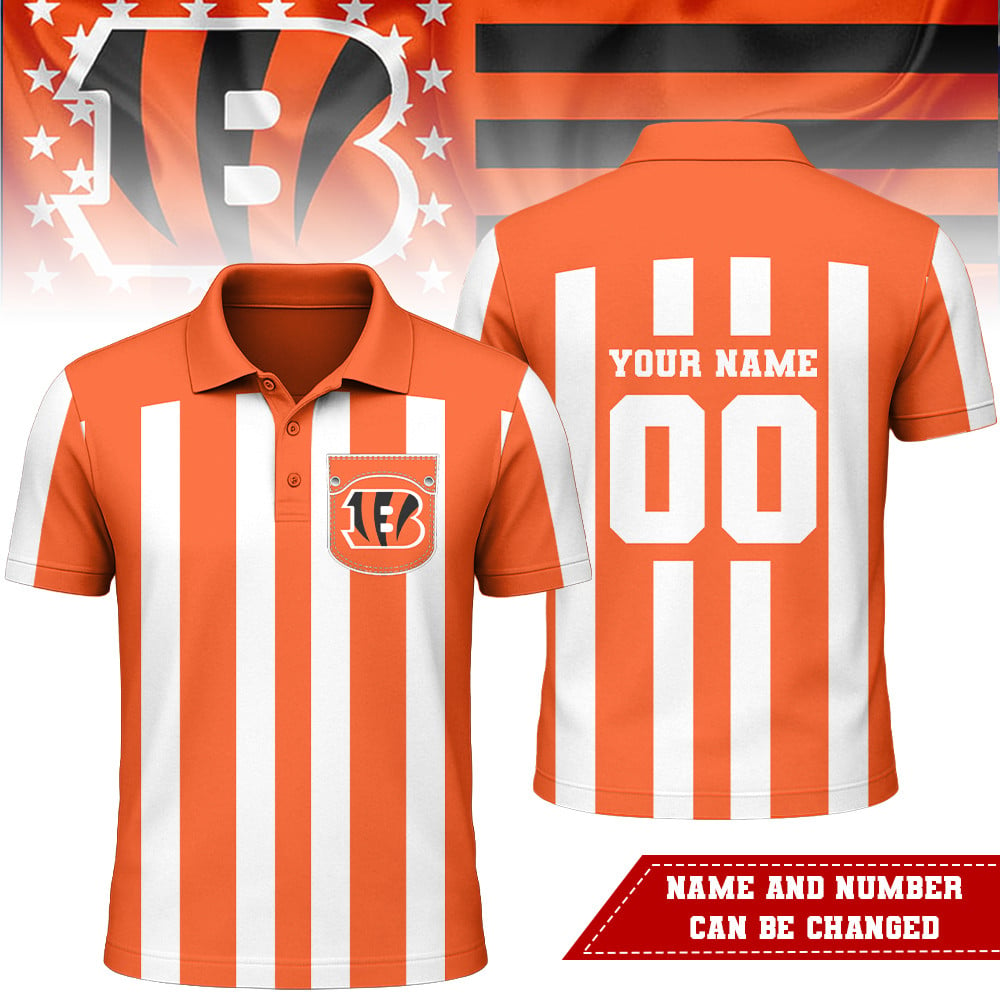 CIN Premium NFL Referees 3D Polo Shirt DDT NTL