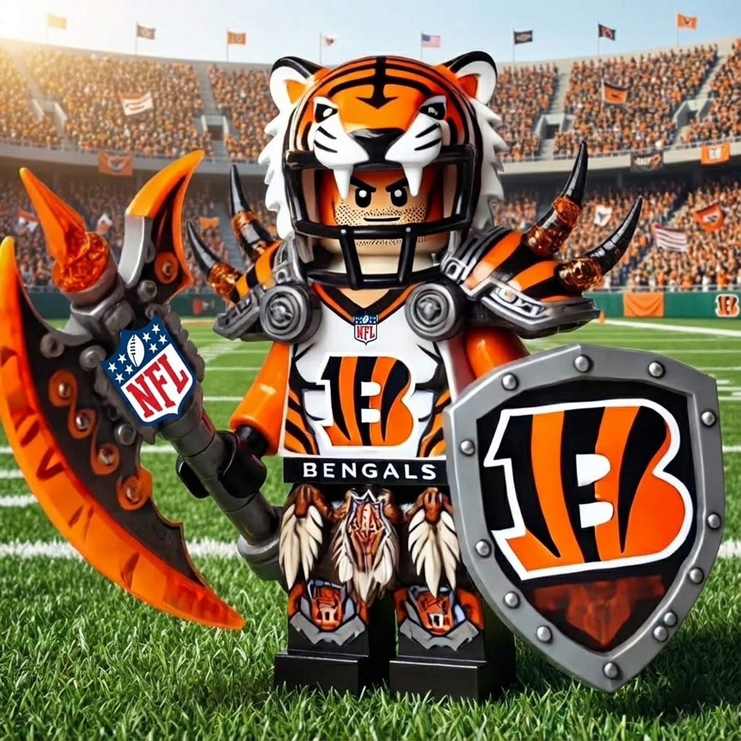 CIN X NFL NFL Football Team Acrylic Plaque 0412 NAK NHT