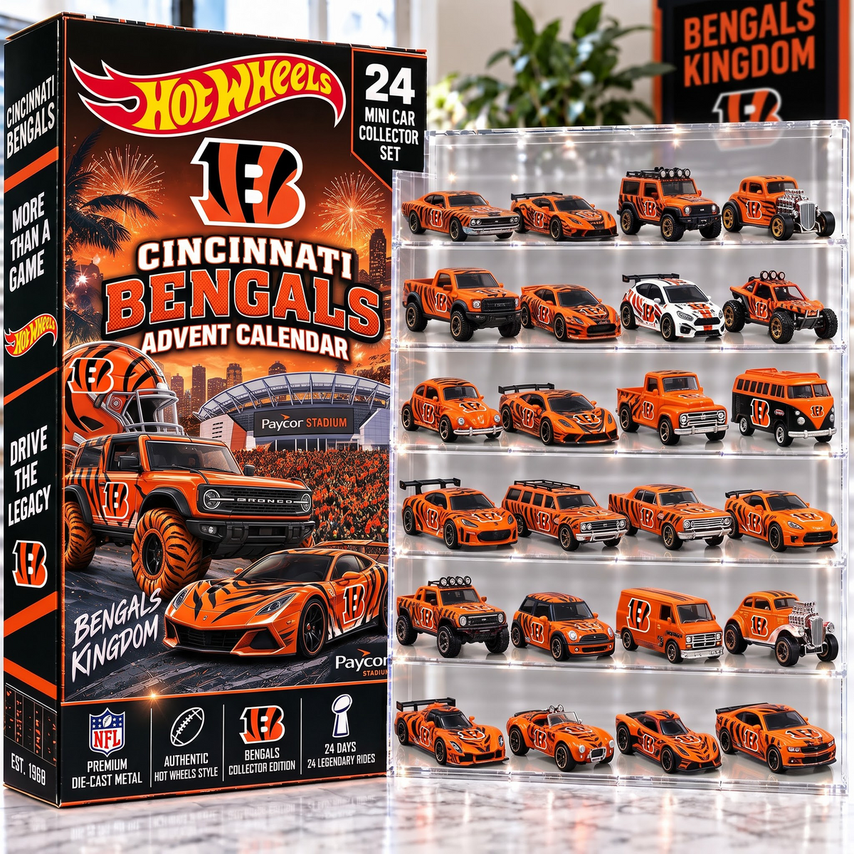CIN X Premium NFL Mini Car Advent Collection