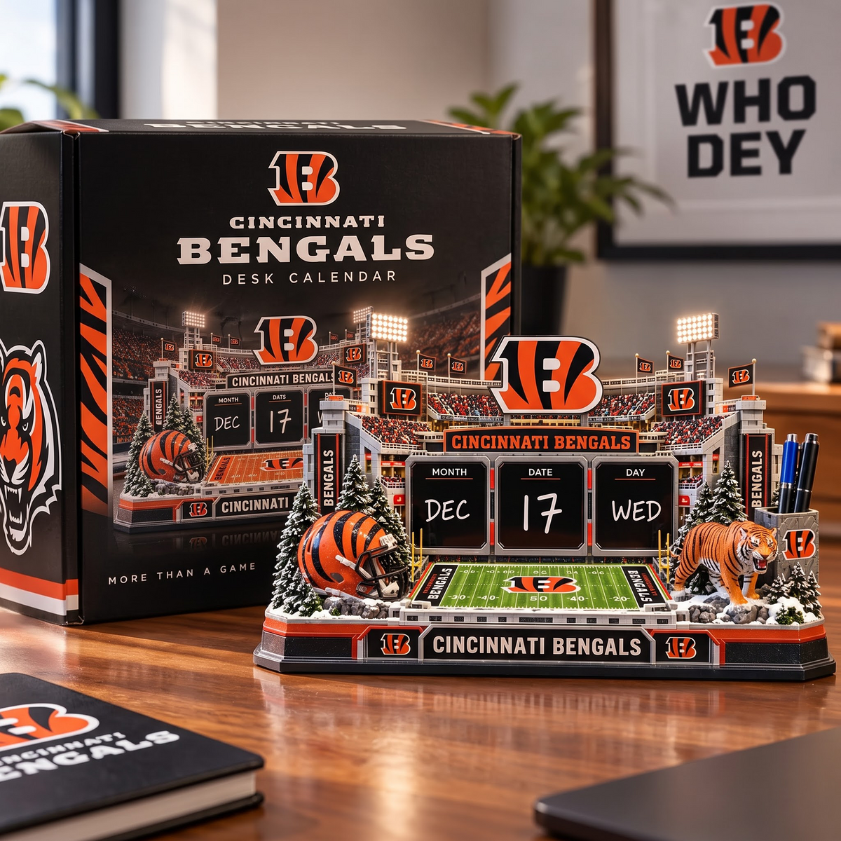 CIN x NFL Write-On Calendar With Pen