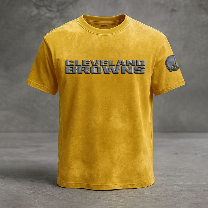 CLE NFL Retro Style Shirt DDT HLPHUONG
