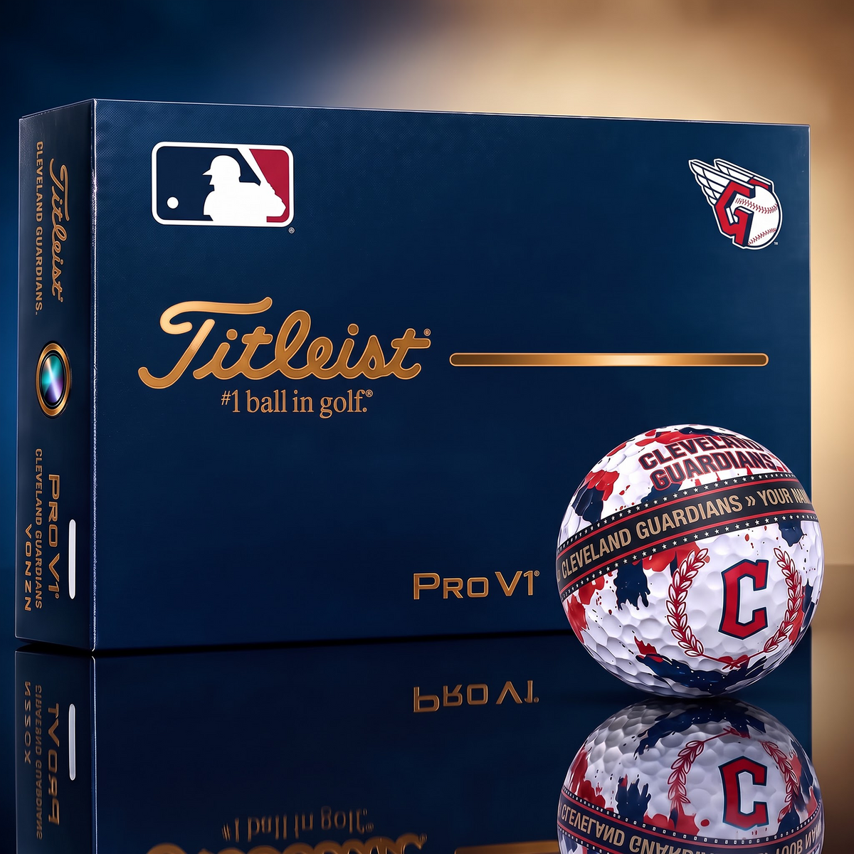CLE X Premium MLB Titleist Pro V1 Golf Ball Set 1809