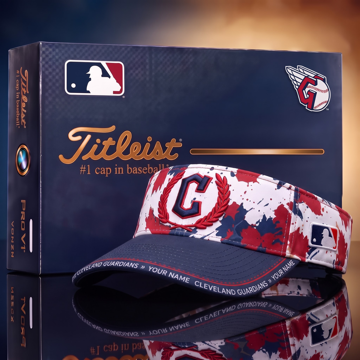CLE X Premium Titleist Visor Hat with Premium Gift Box