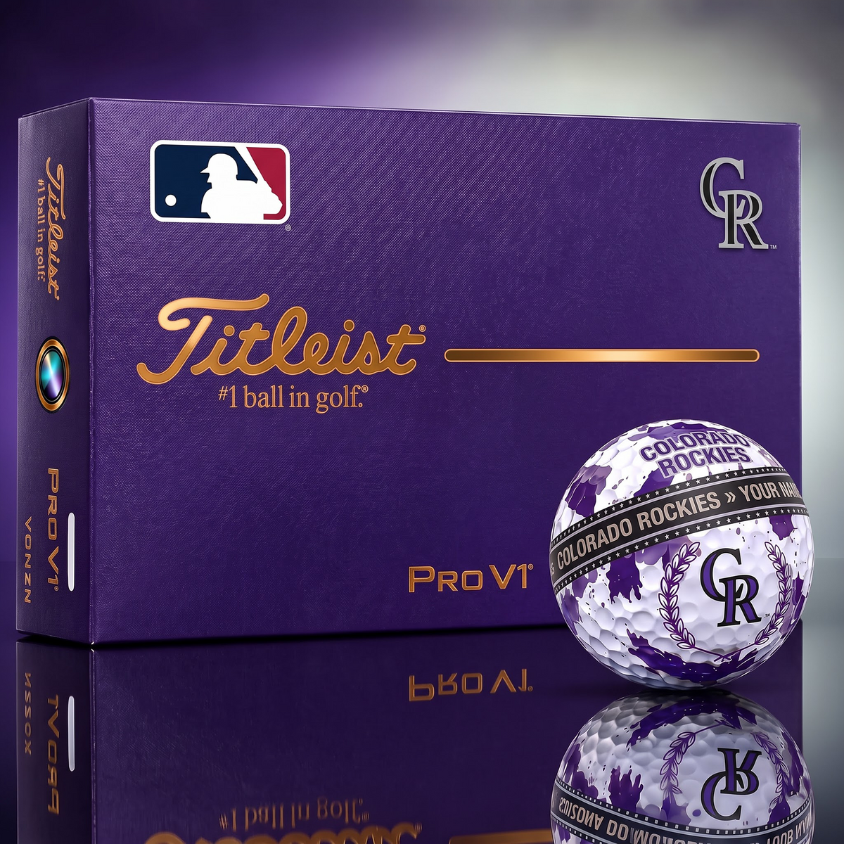COL X Premium MLB Titleist Pro V1 Golf Ball Set 1809