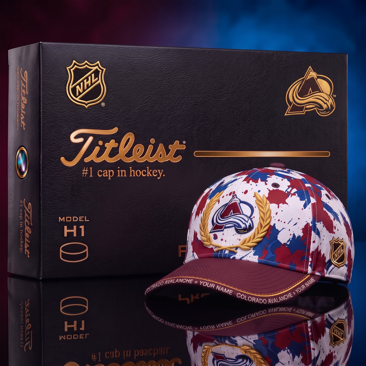COL X Premium NHL Titleist Baseball Cap with Gift Box