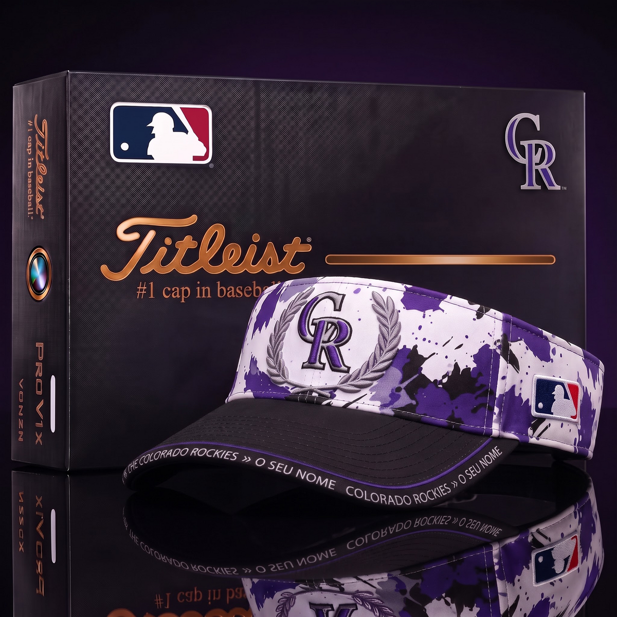 COL X Premium Titleist Visor Hat with Premium Gift Box