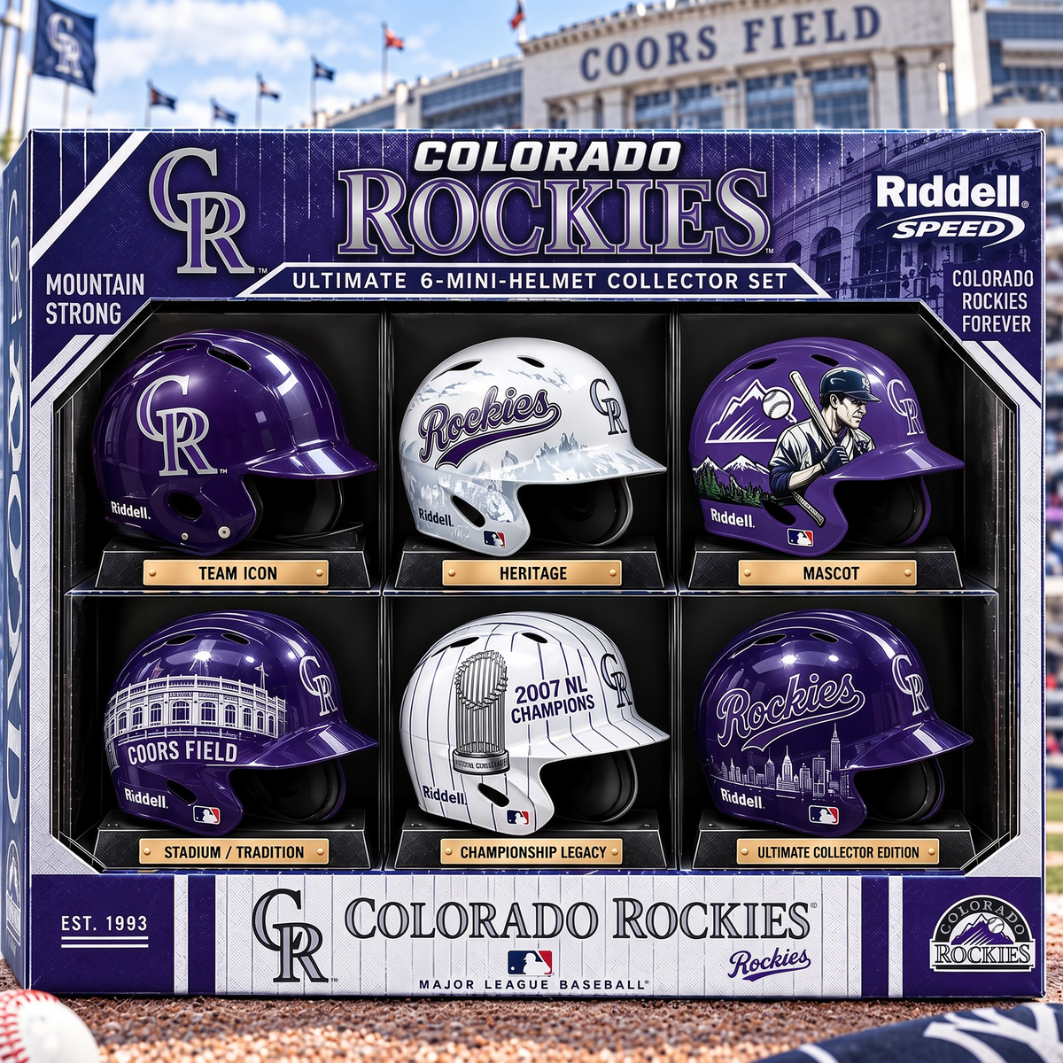 COL x Premium MLB Mini Helmet Collection
