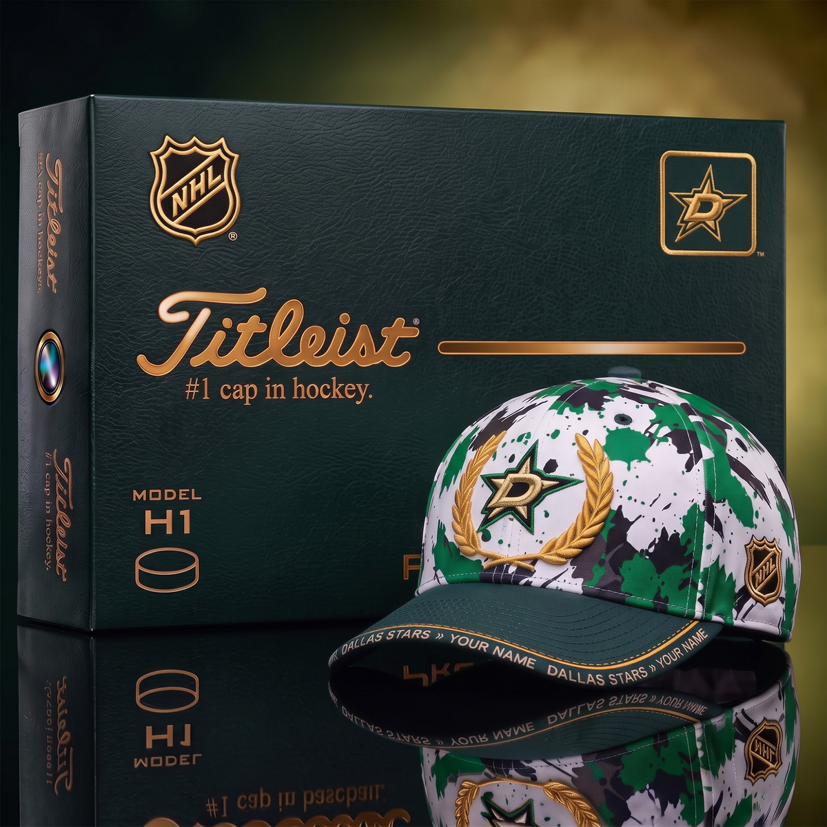 DAL X Premium NHL Titleist Baseball Cap with Gift Box