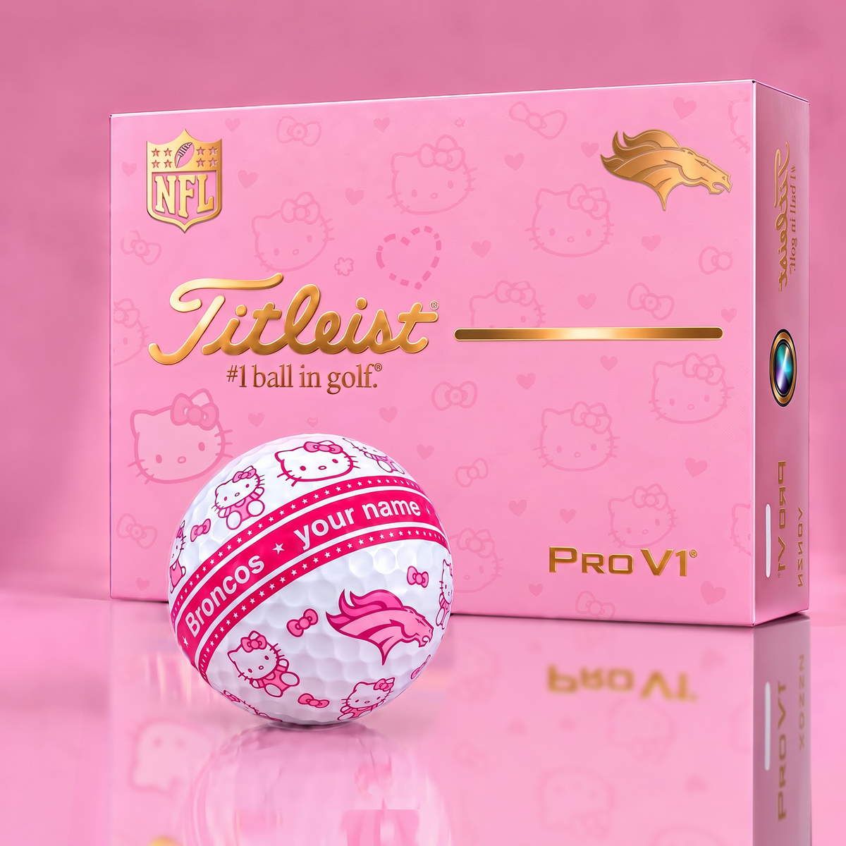 DB x Personalized NFL Hello Kitty Women’s Golf Gift Set