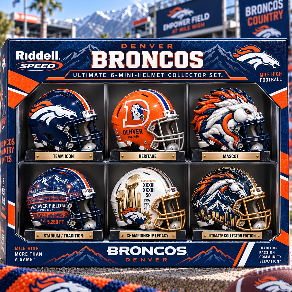 DB x Premium NFL Mini Helmet Collection