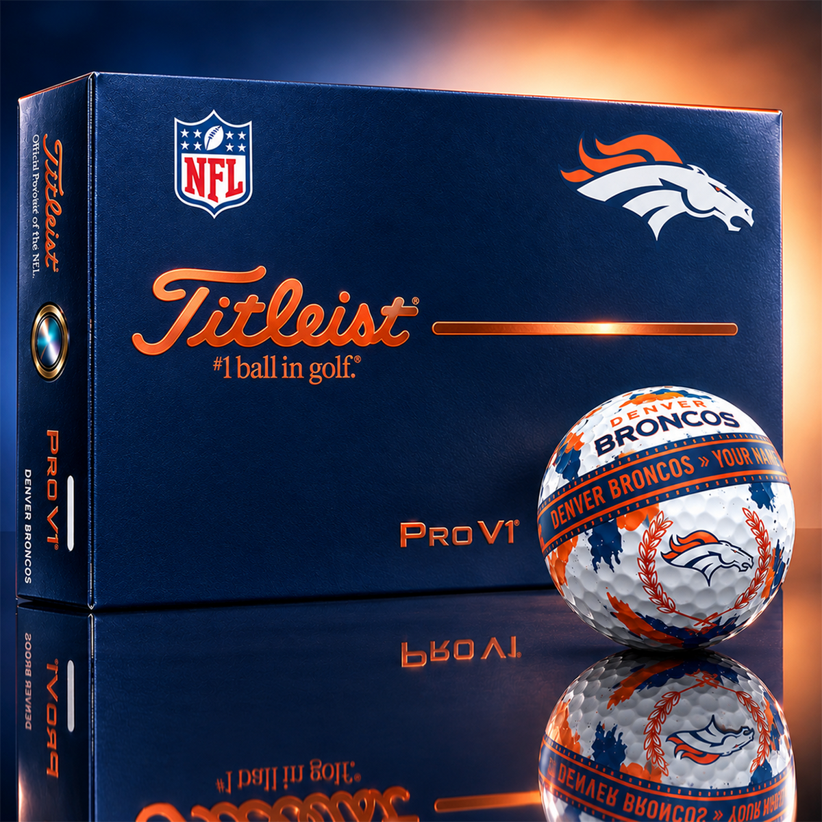 DB x Premium NFL Titleist Pro V1 Golf Ball Set