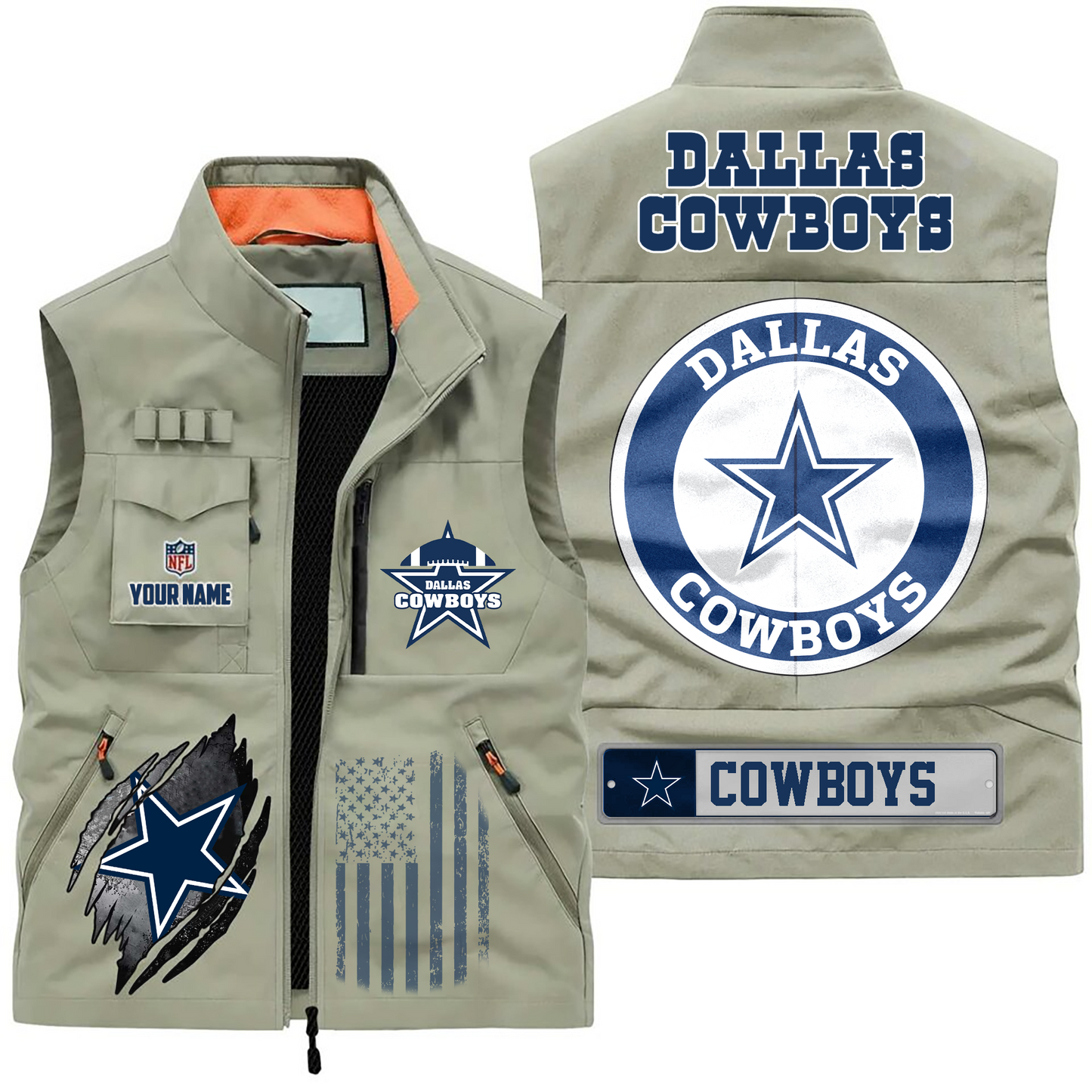 DC Premium NFL Fishing Vest DDT CTND
