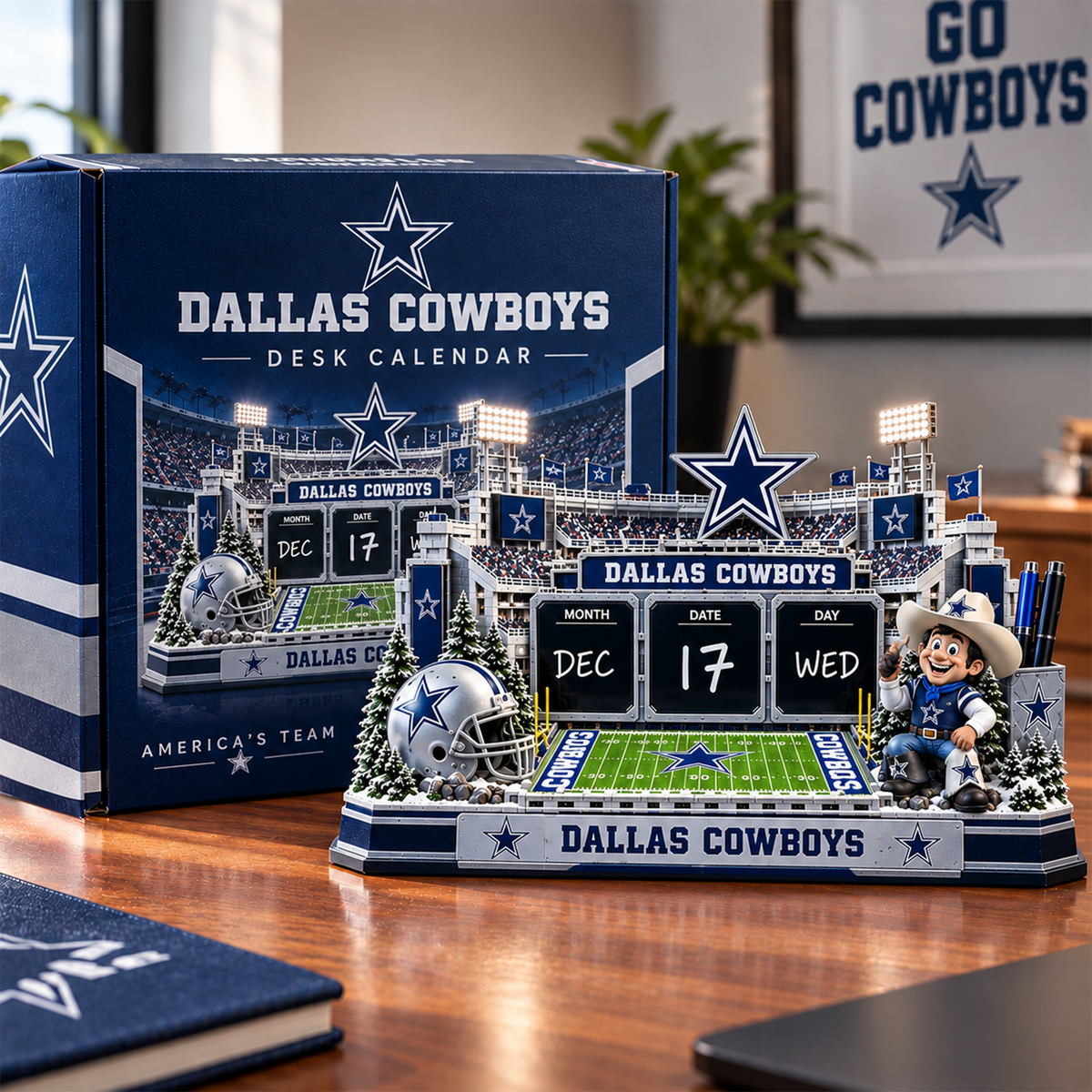 DC x NFL Write-On Calendar With Pen