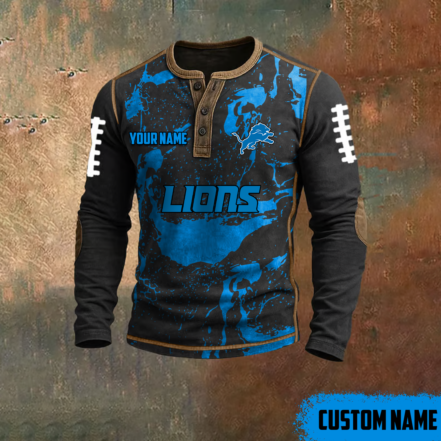 DET x NFL LONG SLEEVE SHIRT DATND TANTD