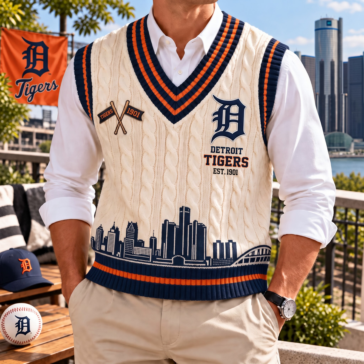 DT x Premium MLB Heritage Sweater Vest
