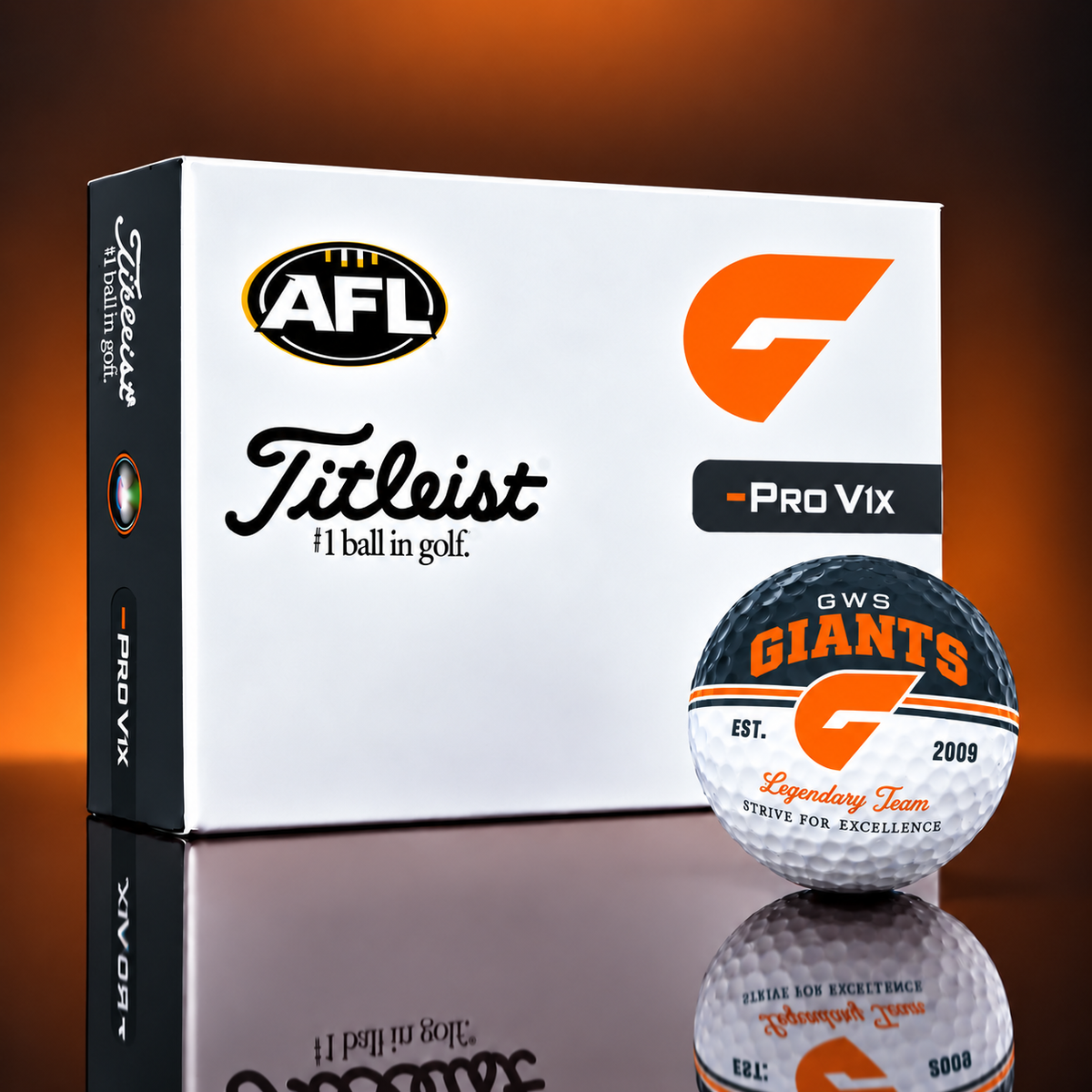 Exclusive AFL x GWSG Legendary Team Golf Ball