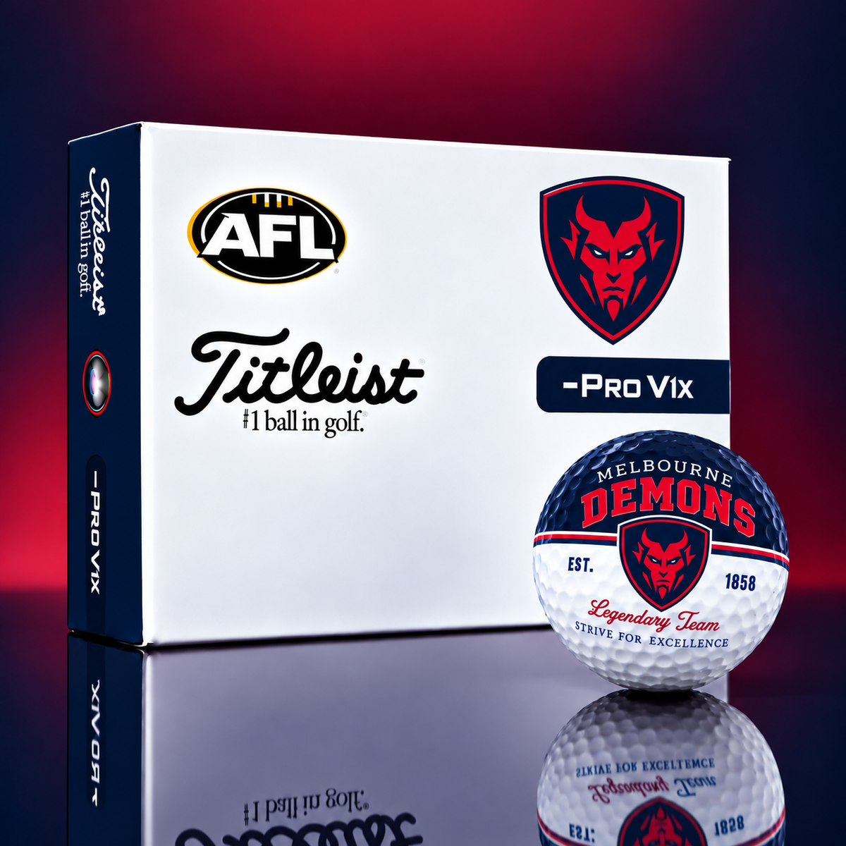 Exclusive AFL x MD Legendary Team Golf Ball