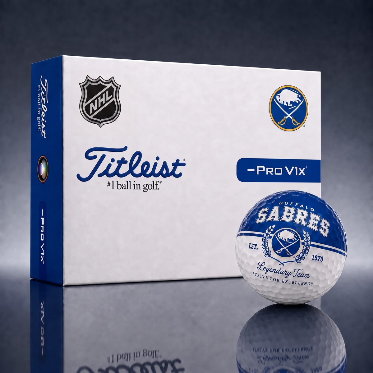Exclusive NHL x BUF Legendary Team Golf Ball