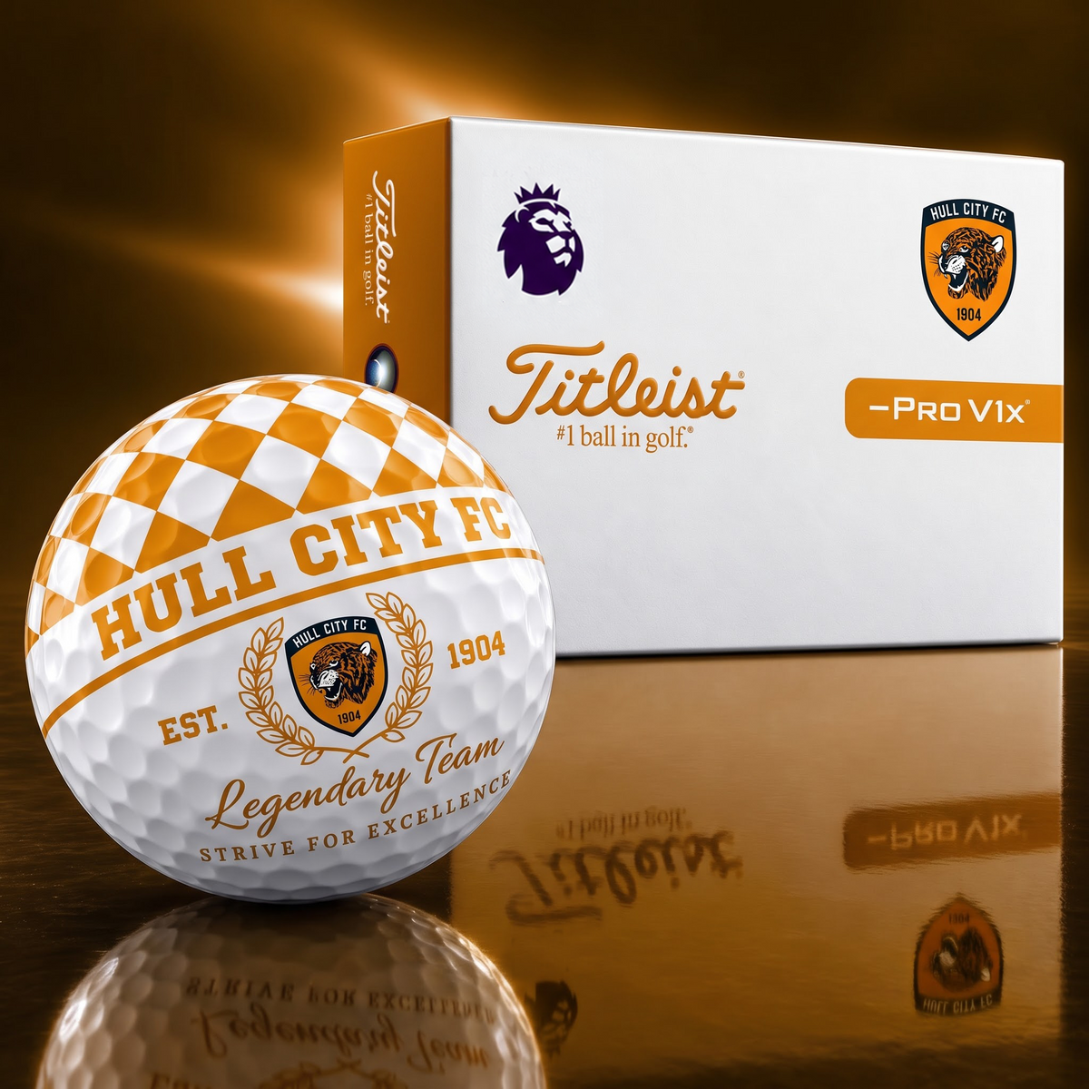 Exclusive EPL x HUL Legendary Team V6 Golf Ball