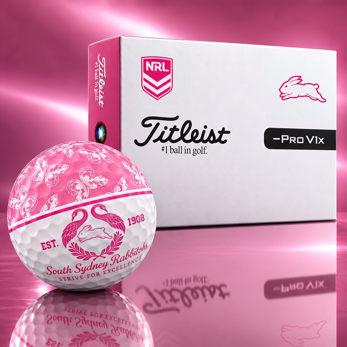 Exclusive Elegant NRL x SSR Golf Ball