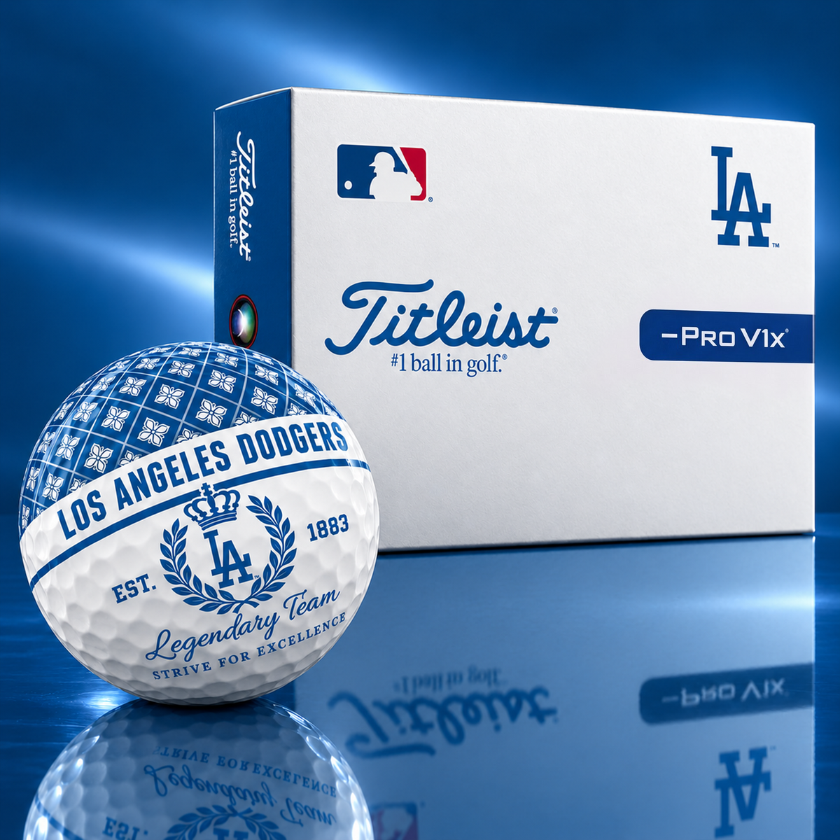 Exclusive MLB x LAD Legendary Team V7 Golf Ball