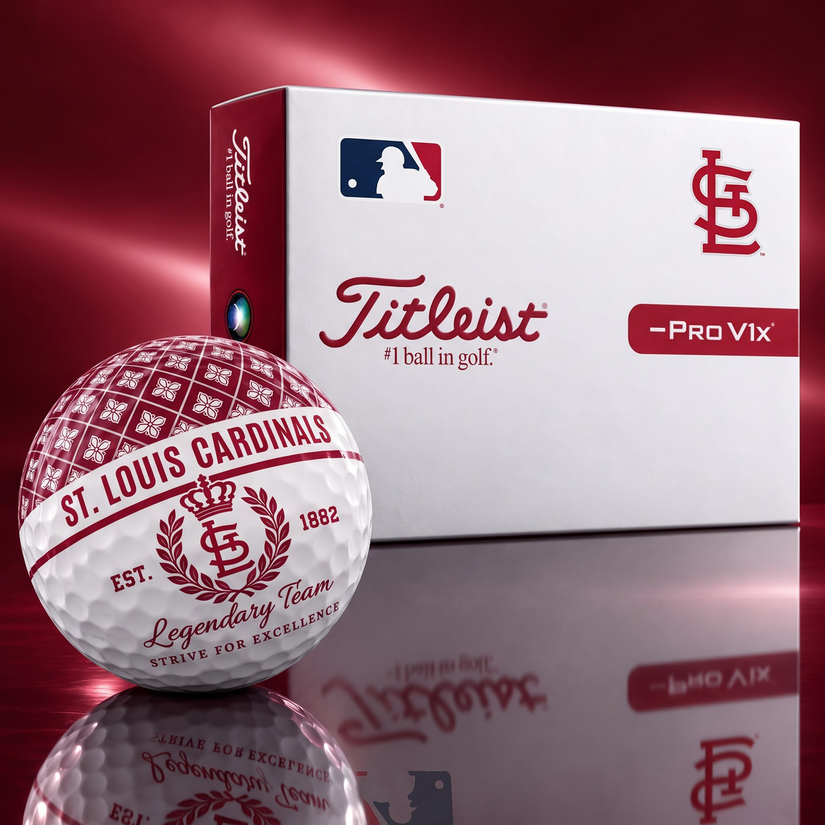 Exclusive MLB x STL Legendary Team V7 Golf Ball