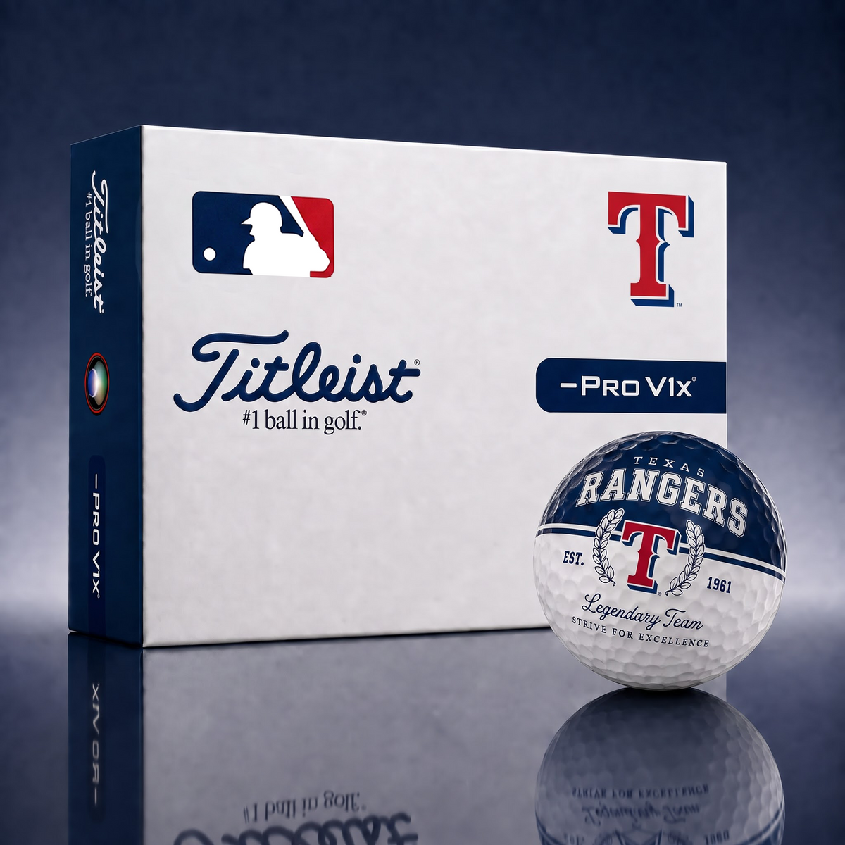 Exclusive MLB x TEX Legendary Team Golf Ball